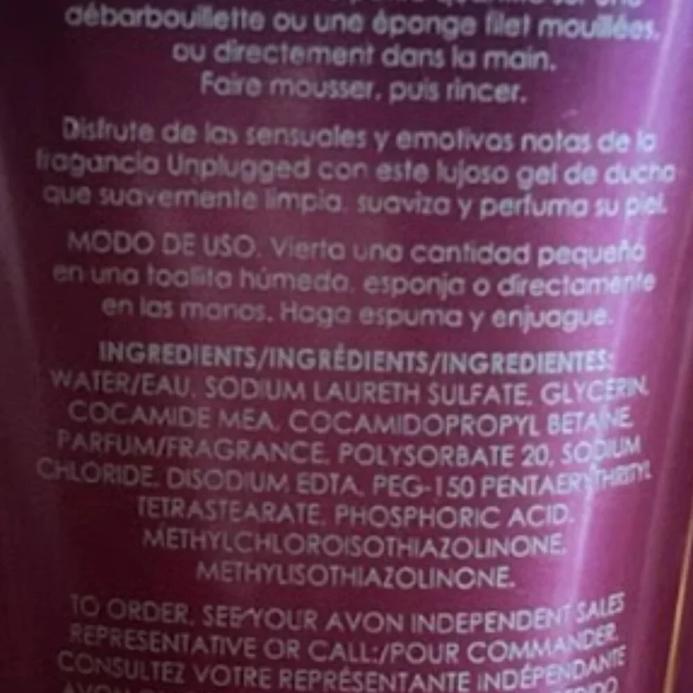 NEW Lot of 2x [Avon] Unplugged by Bon Jovi Shower Gel Bath Body Wash, 6.7 oz ea - Picture 7 of 7